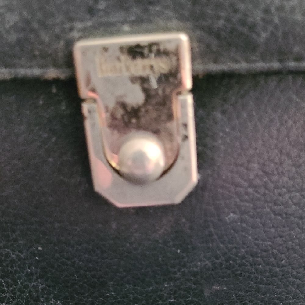 Burberry Black Leather Men's Briefcase - Picture 2 of 13